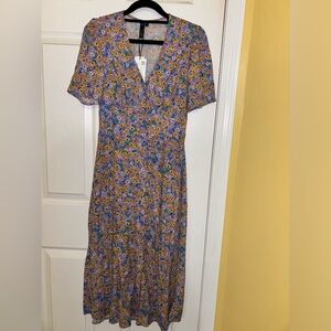 Nobody’s Child Floral Midi Dress XS